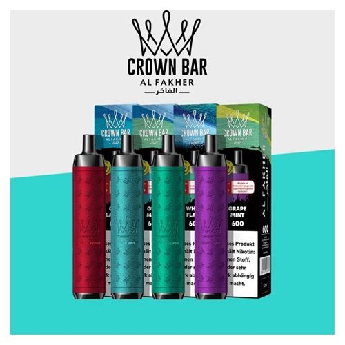 Al Fakher Crown Bar, 600 puffs, 2mg