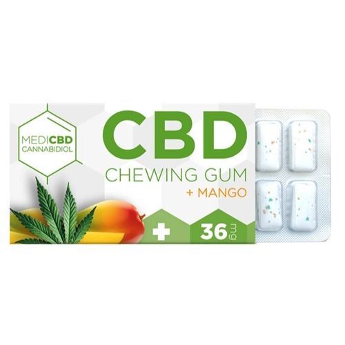 MediCBD Mango Chewing Gum, X 12