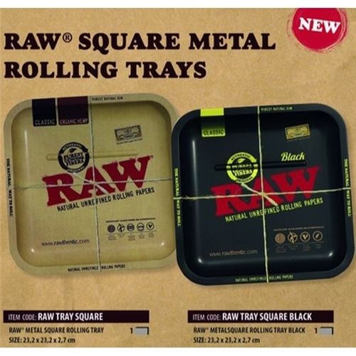 RAW Black Metal Square, 23.2 X 23.2cm