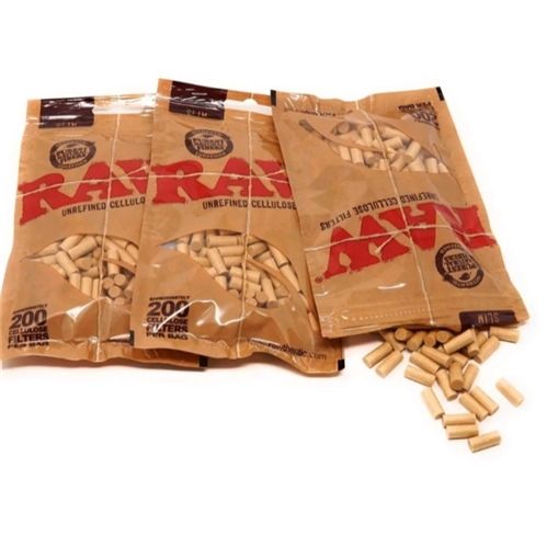RAW Unrefined Cellulose Slim, 6mm X 200