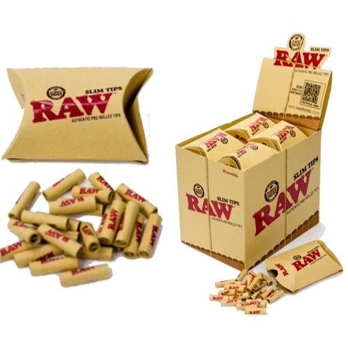 RAW Classic Pre-Rolled Tips Slim, X 21