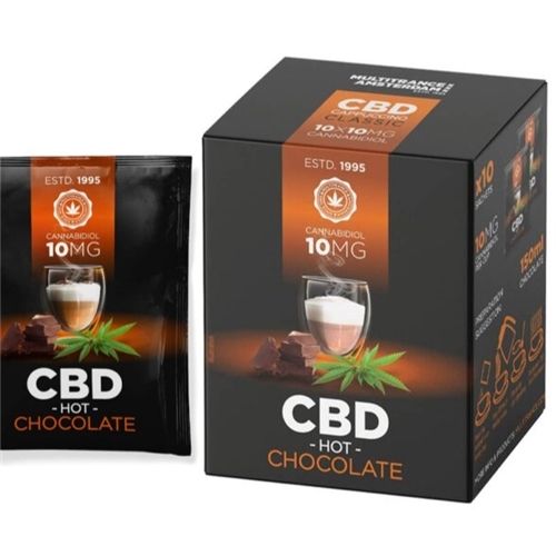CBD Hot Chocolate Instant 10mg, X 10 CBD Hot Chocolate Instant 10mg, X 10