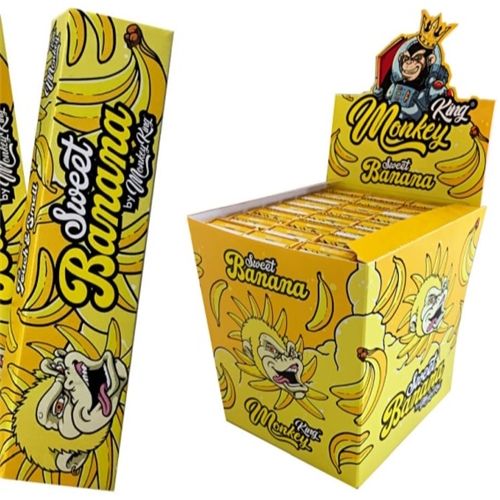 Monkey King Sweet Banana King Size Slim + Tips Monkey King Sweet Banana King Size Slim + Tips