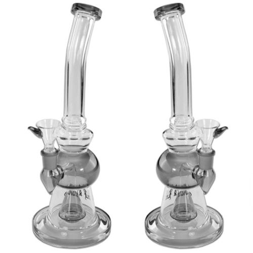 Black Leaf Percolator-Bong Titan, 29cm Black Leaf Percolator-Bong Titan, 29cm