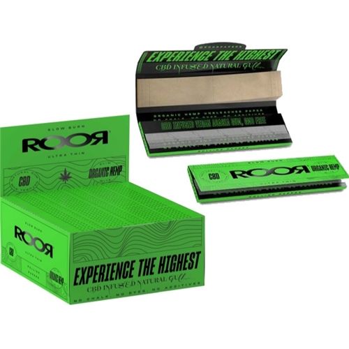 ROOR Organic CBD Hemp King Size Slim + Tips