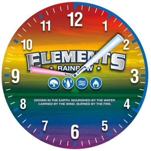 Elements Rainbow Wall Clock, 30cm