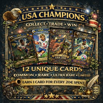 USA Champions Collectable Card Collection