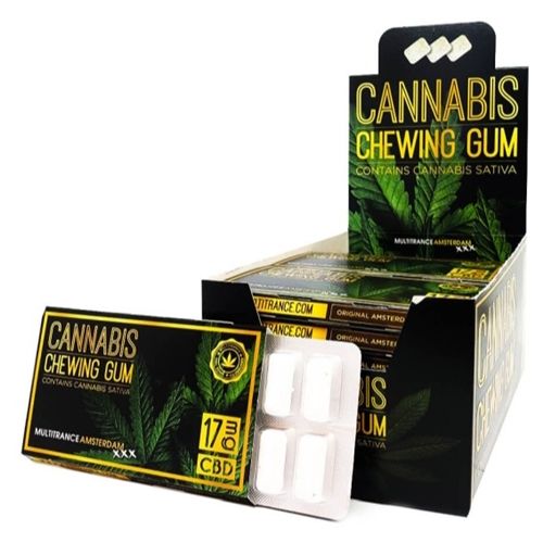 Multitrance Eucalyptus Mint Chewing Gum, X 12