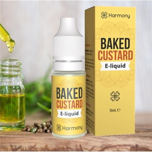 Harmony 10% CBD Liquid, 10ml, Flavour: Baked Custard