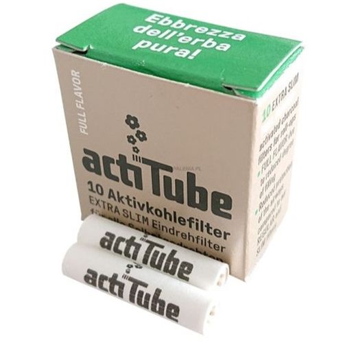 Actitube Extra Slim Charcoal Filter, 6mm X 10