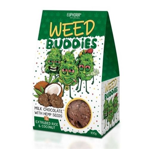 Weed Buddies Milk Chocolate, 100g