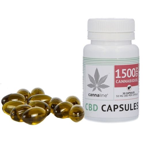 Cannaline CBD Capsules, 1500mg