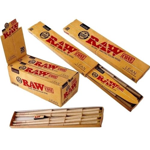 RAW Classic Cone Lean King Size, X 20