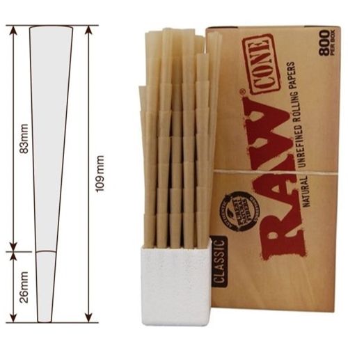 RAW Classic Cones King Size, X 800