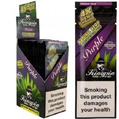 Kingpin Hemp Blunts Purple - Grape, X 4
