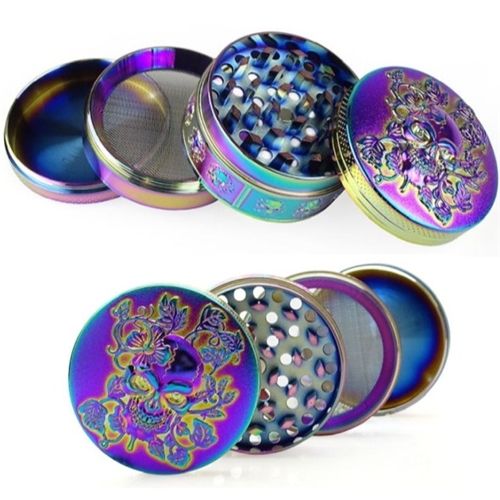 Floral Skull Rainbow - 4 Parts, 50/45mm