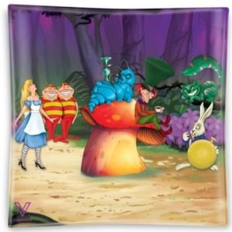 Alice Mushroom Glass Ashtray, 11cm