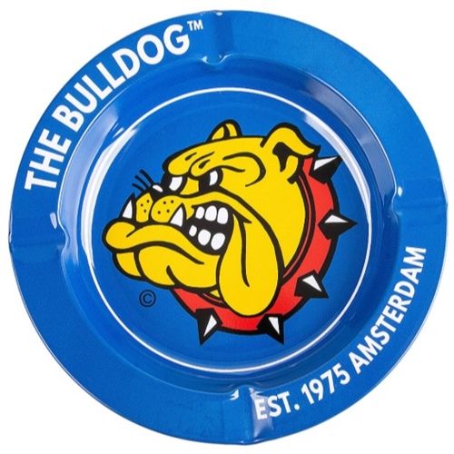 The Bulldog Original Blue Metal Ashtray