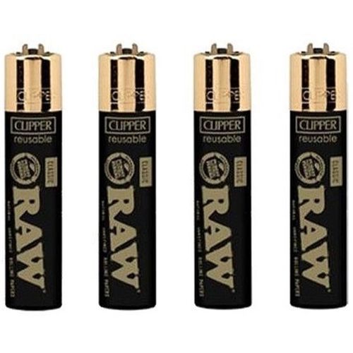 RAW Clipper Large Black + Gold Logo Large