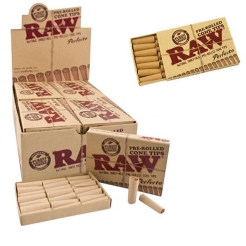 RAW Classic Pre-Rolled Cone Tips, X 21