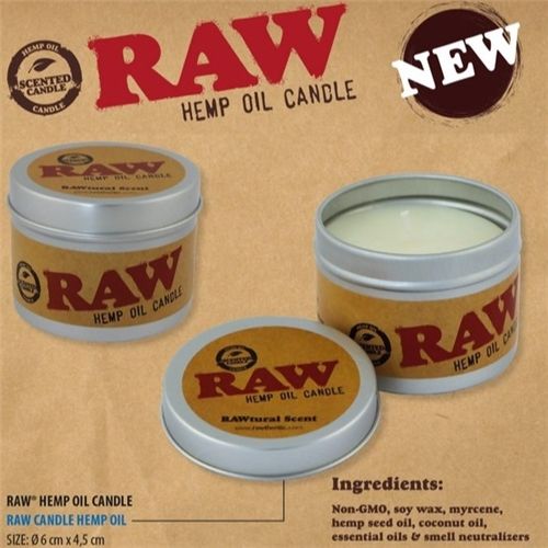 RAW Hemp Oil Candle