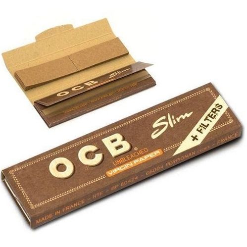 OCB Brown King Size Slim &amp; Tips