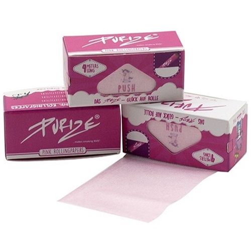 Purize Pink King Size Slim Rolls, 4m