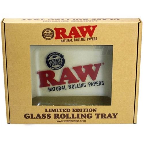RAW Mini Glass Rolling Tray, 15cm