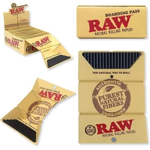 RAW Boarding Pass - Pocket Rolling Tray with Shredder