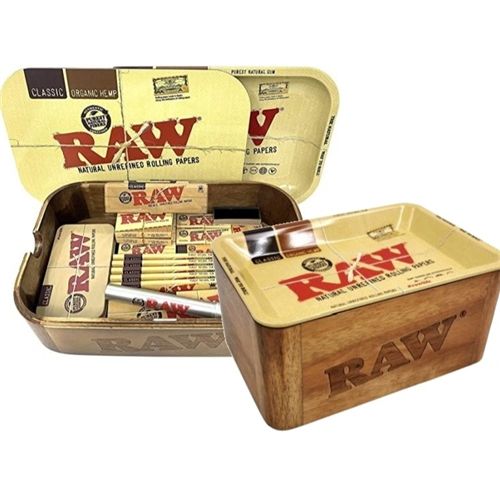 RAW Cache Box with Tray Lid Mini, 18cm