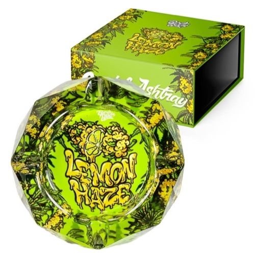 Best Buds Crystal Ashtray Lemon Haze, 11cm