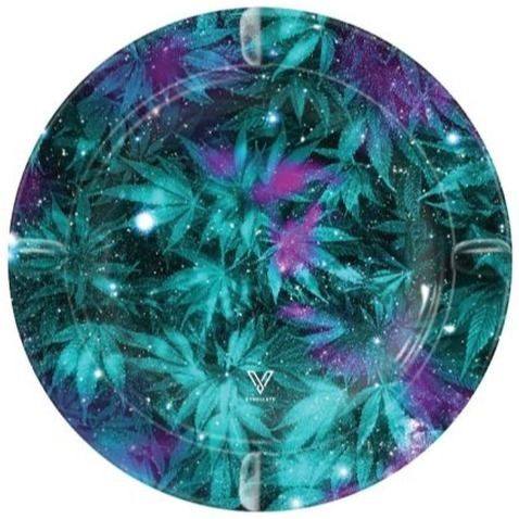 V-Syndicate Metal Ashtray, 14cm, Design: Cosmic Cronic