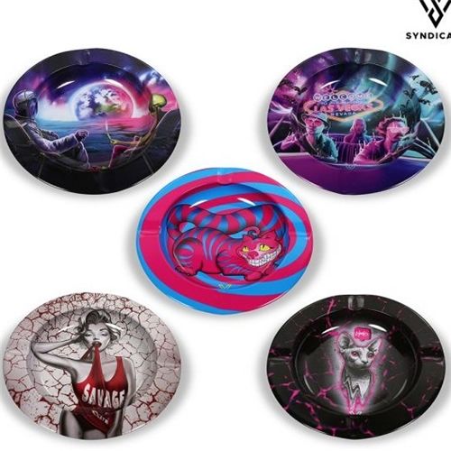 V-Syndicate Metal Ashtray, 14cm