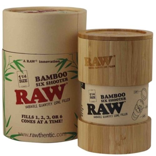 RAW Bamboo Six Shooter QT, 1 1/4