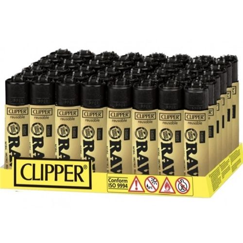 RAW Clipper Large Gold + Black Logo Large
