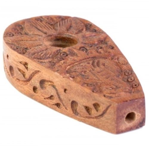 Elephant &amp; Flower Engraving, 8cm