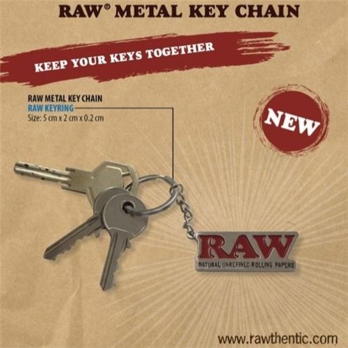 RAW Metal Key Chain