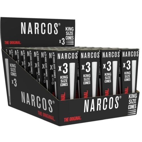 Narcos White Cones King Size, X 3