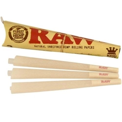 RAW Classic Cones King Size, X 3