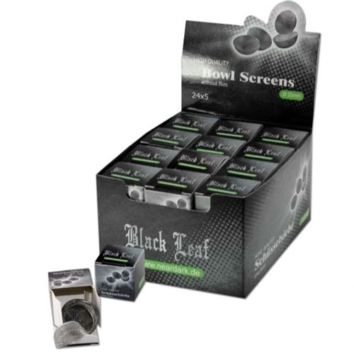 Black Leaf Screen Bowl, Ø 20mm X 5