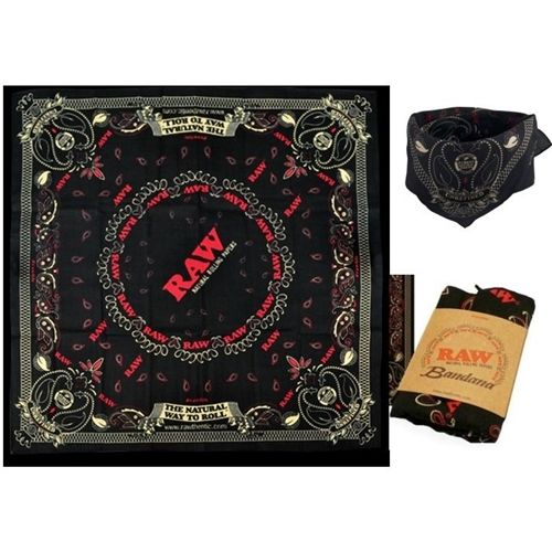 RAW Black Bandana, 50cm