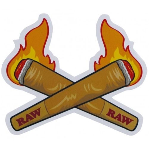 RAW Crossing Cones Sticker
