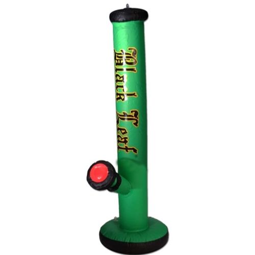 Black Leaf Inflatable Bong