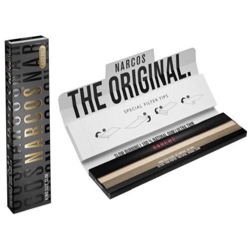 Narcos Brown King Size Slim + Tips
