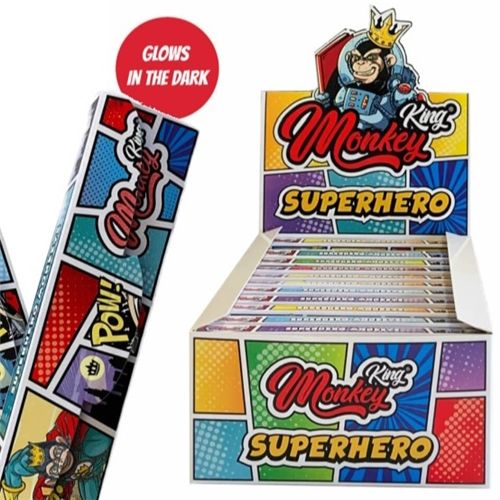 Monkey King Superhero Unbleached King Size Slim &amp; Tips