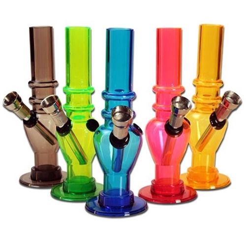 Coloured Mini Acrylic Bong, 16cm