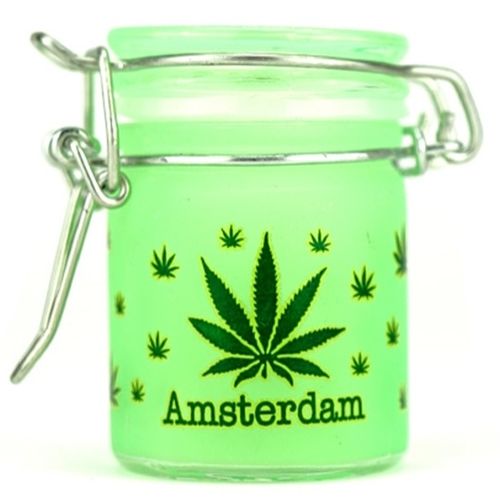 Amsterdam Airtight Jar Green/Yellow