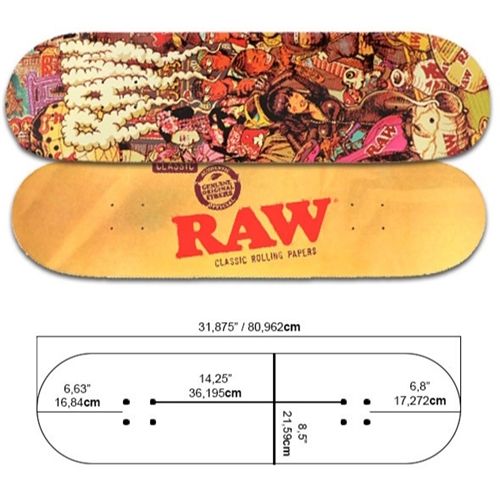 RAW Skate Board - Japan &amp; Classic