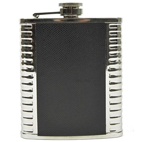 Hip Flask, Design: Reptile Chrome Black