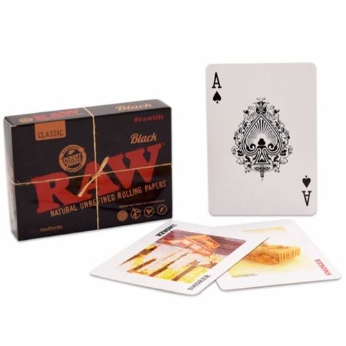 RAW Black Playing Cards